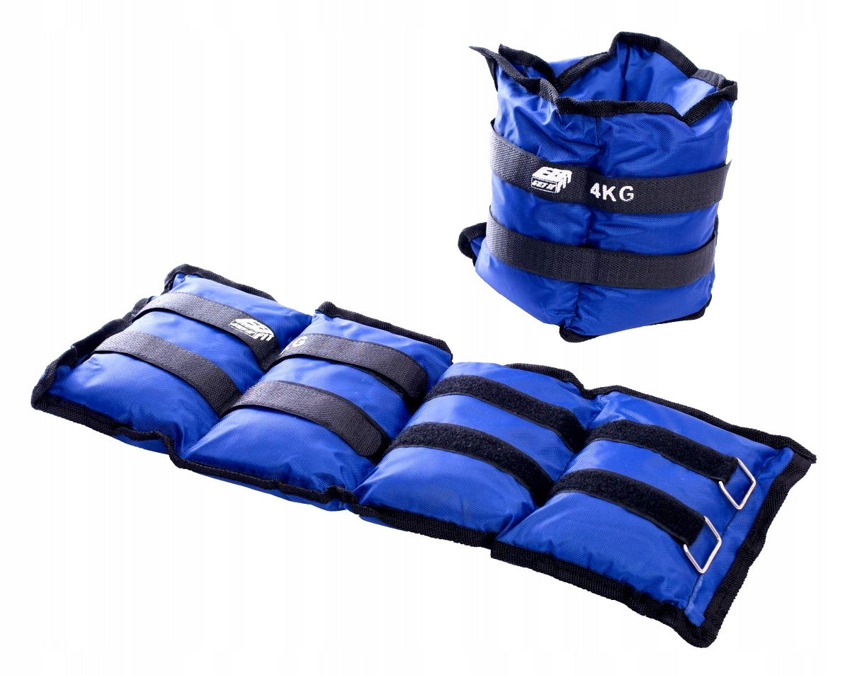 ANKLE WEIGHTS LEG WEIGHTS WRISTS HANDS FOR RUNNING 2x4kg Brand Eb Fit