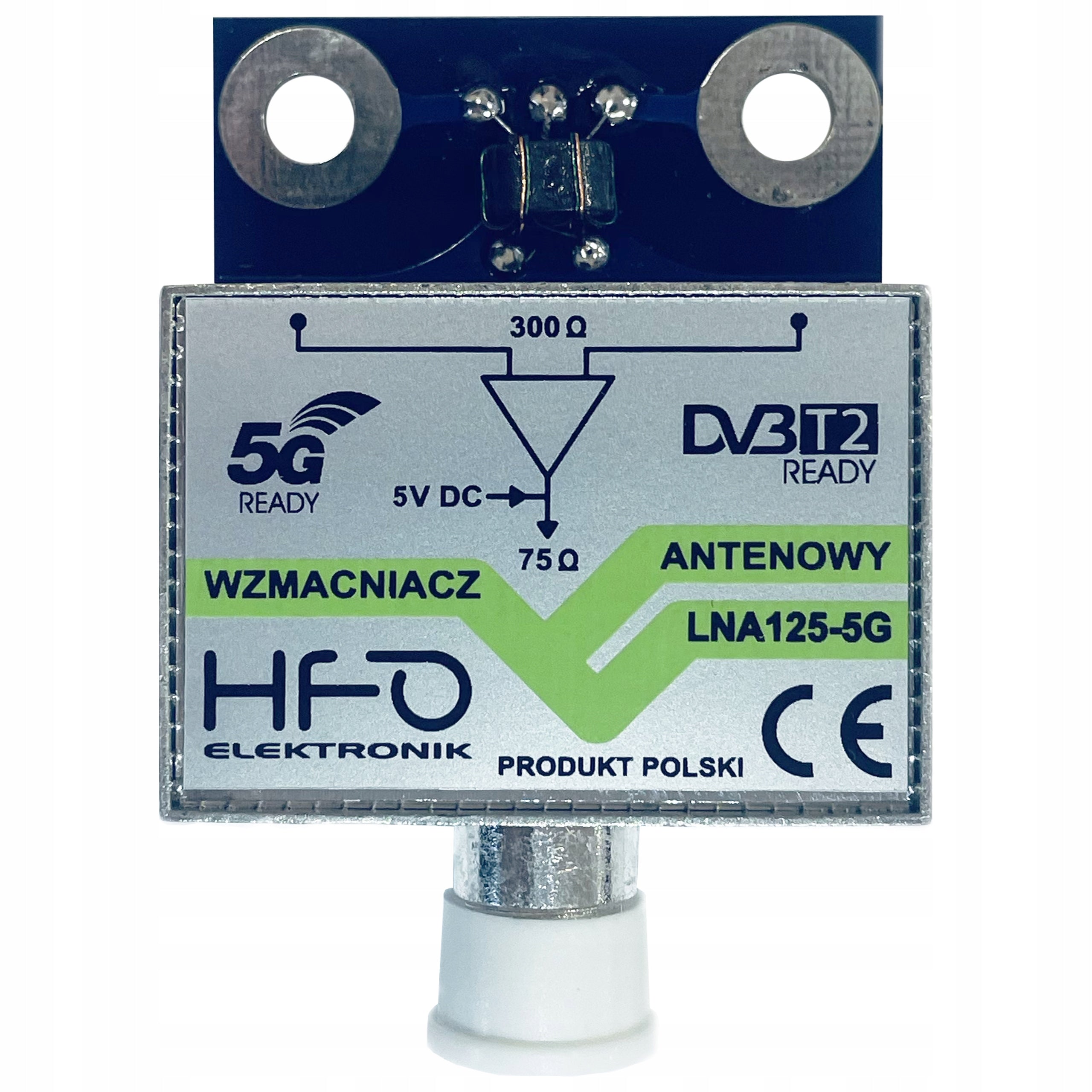 ANTENNA AMPLIFIER HFO LNA125-5G WITHOUT INTERFERENCE TV DVB-T2 Manufacturer code LNA125-5G
