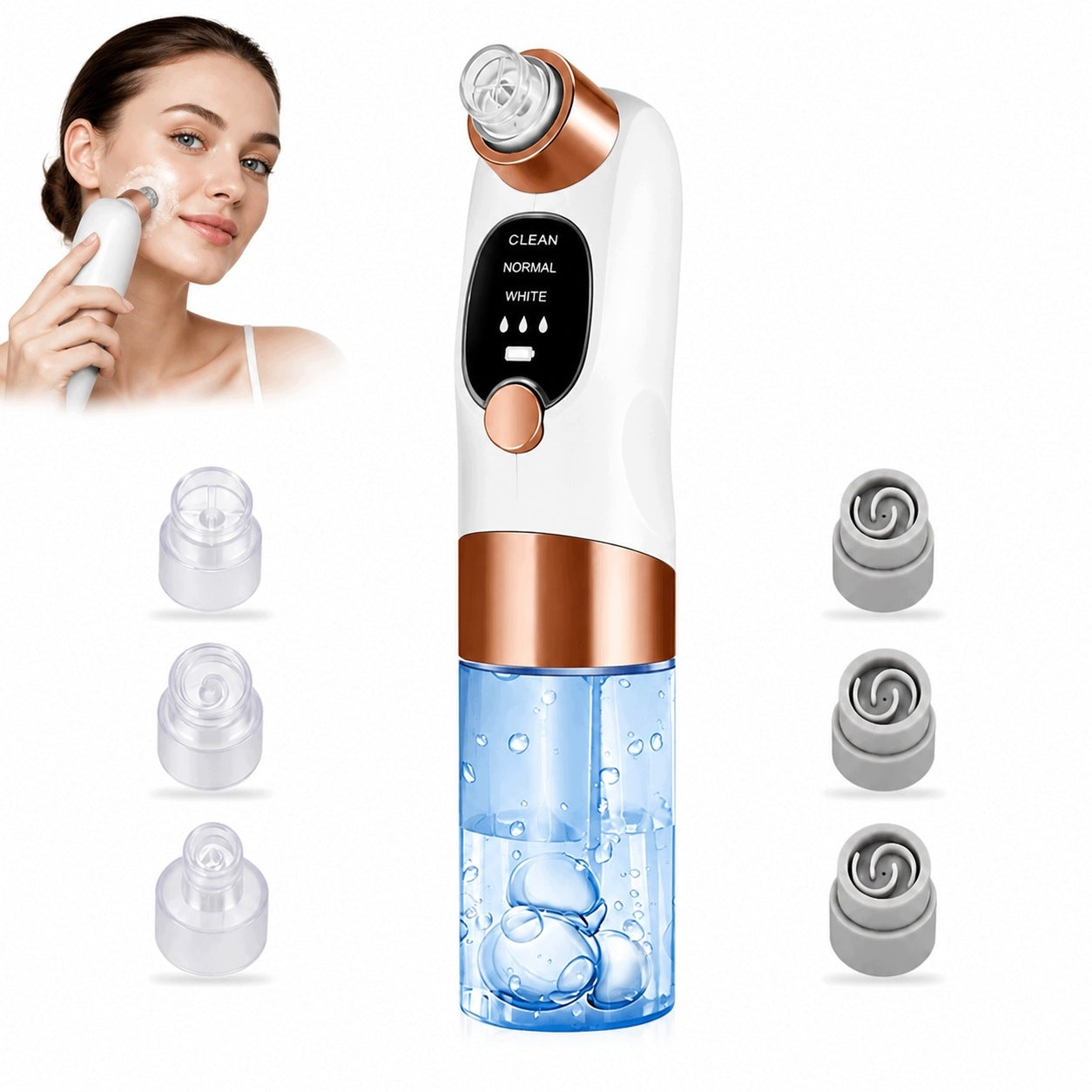 ANTHRAX VACUUM CLEANER WITH HYDRABRASION FOR CLEANING PORES