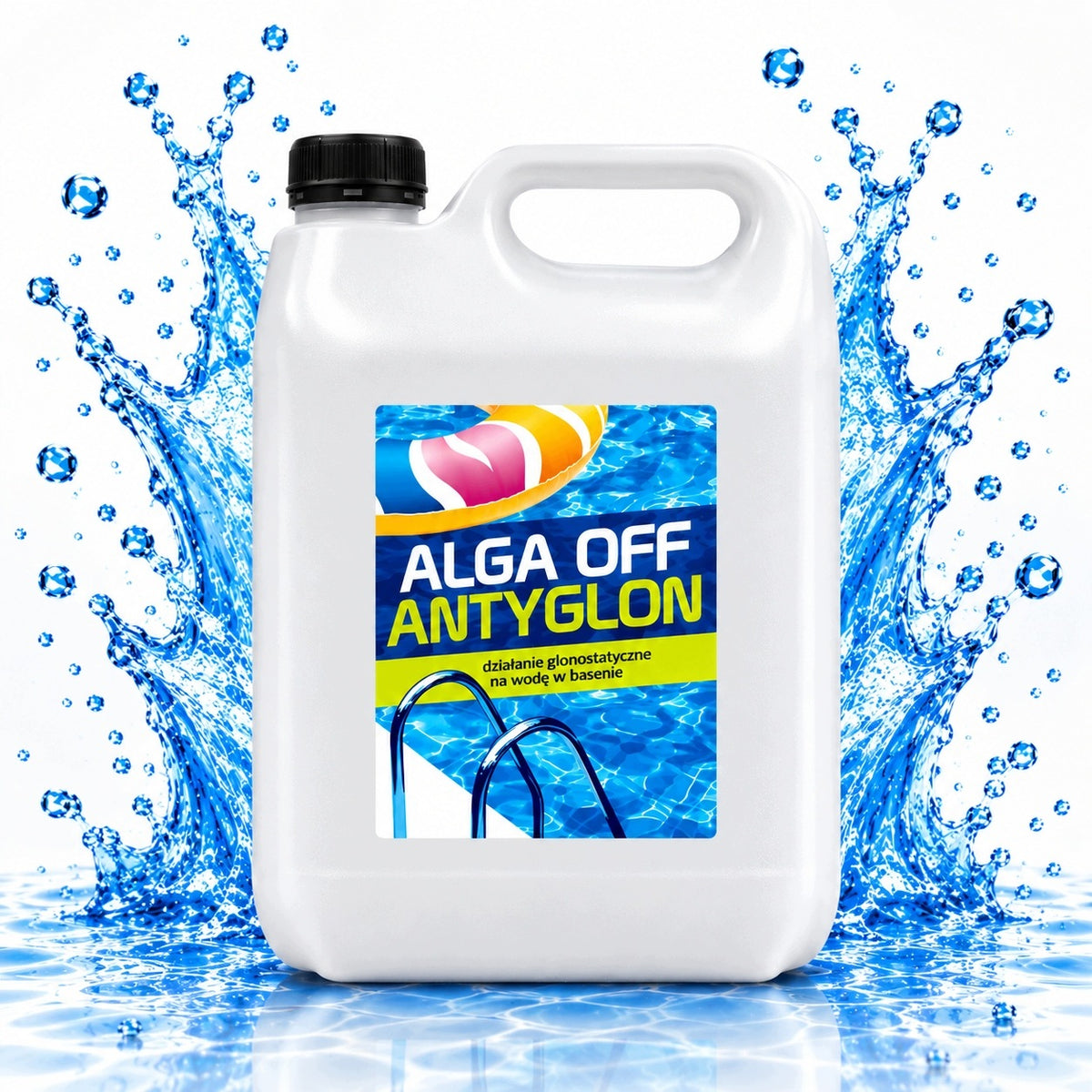 ANTI-ALGAE 4L ALGAE OFF PREPARATION FOR SWIMMING POOL AGAINST ALGAE AND GREENING OF WATER Brand no brand
