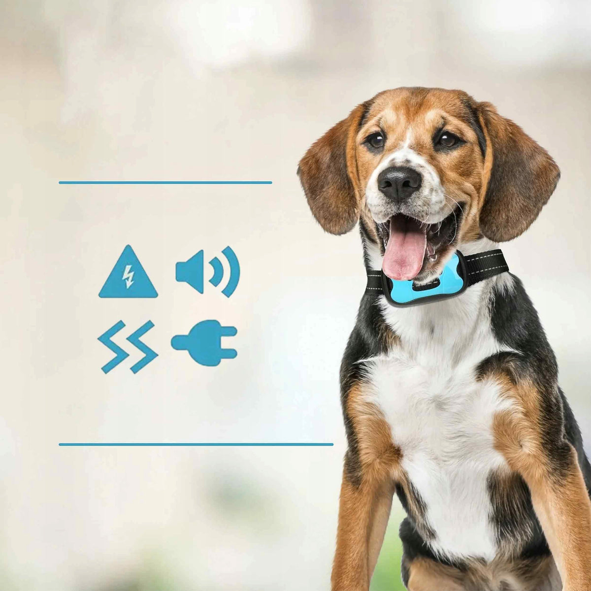 ANTI BARK DOG COLLAR ELECTRIC ANTI BARKING TRAINING 2IN1 EAN (GTIN) 5907190138177