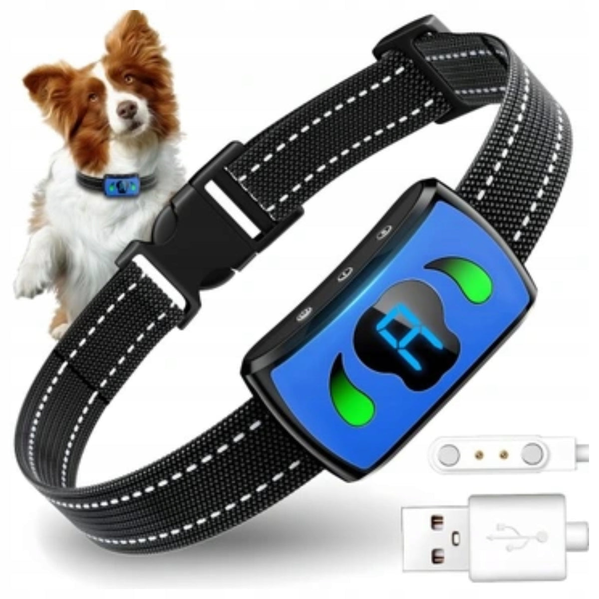 ANTI-BARK ELECTRIC DOG COLLAR 4 LEVELS UNIVERSAL