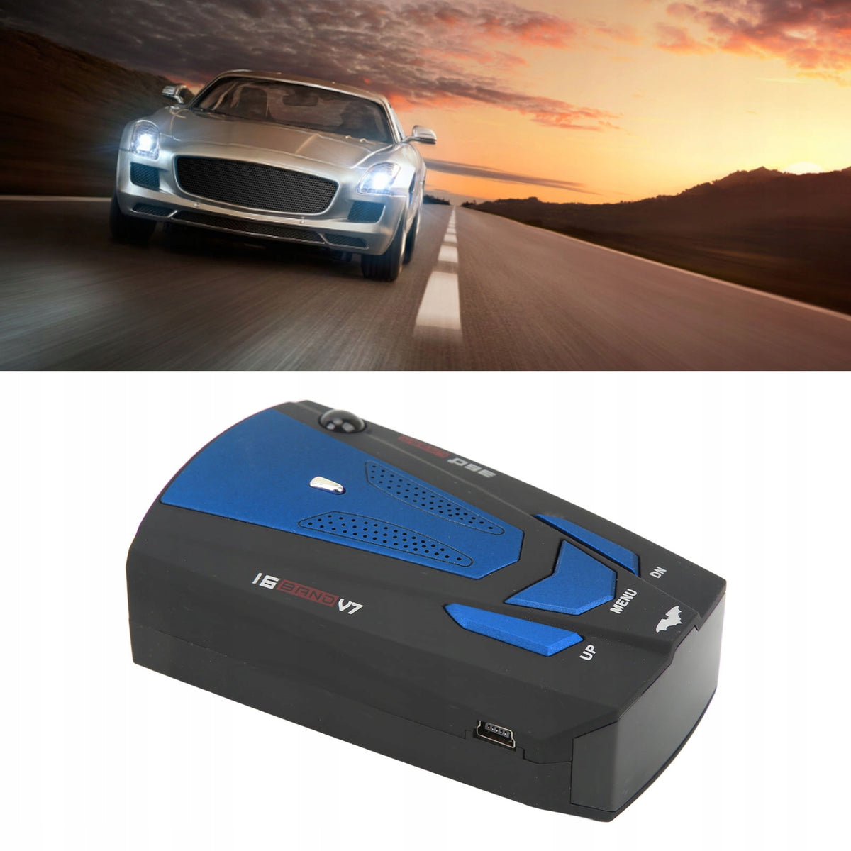 ANTI-RADAR DETECTOR 360 DEGREE DETECTOR