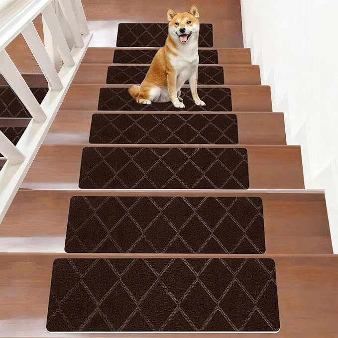 ANTI-SLIP MAT FOR STAIRS RUGS SET OF 15 REUSABLE