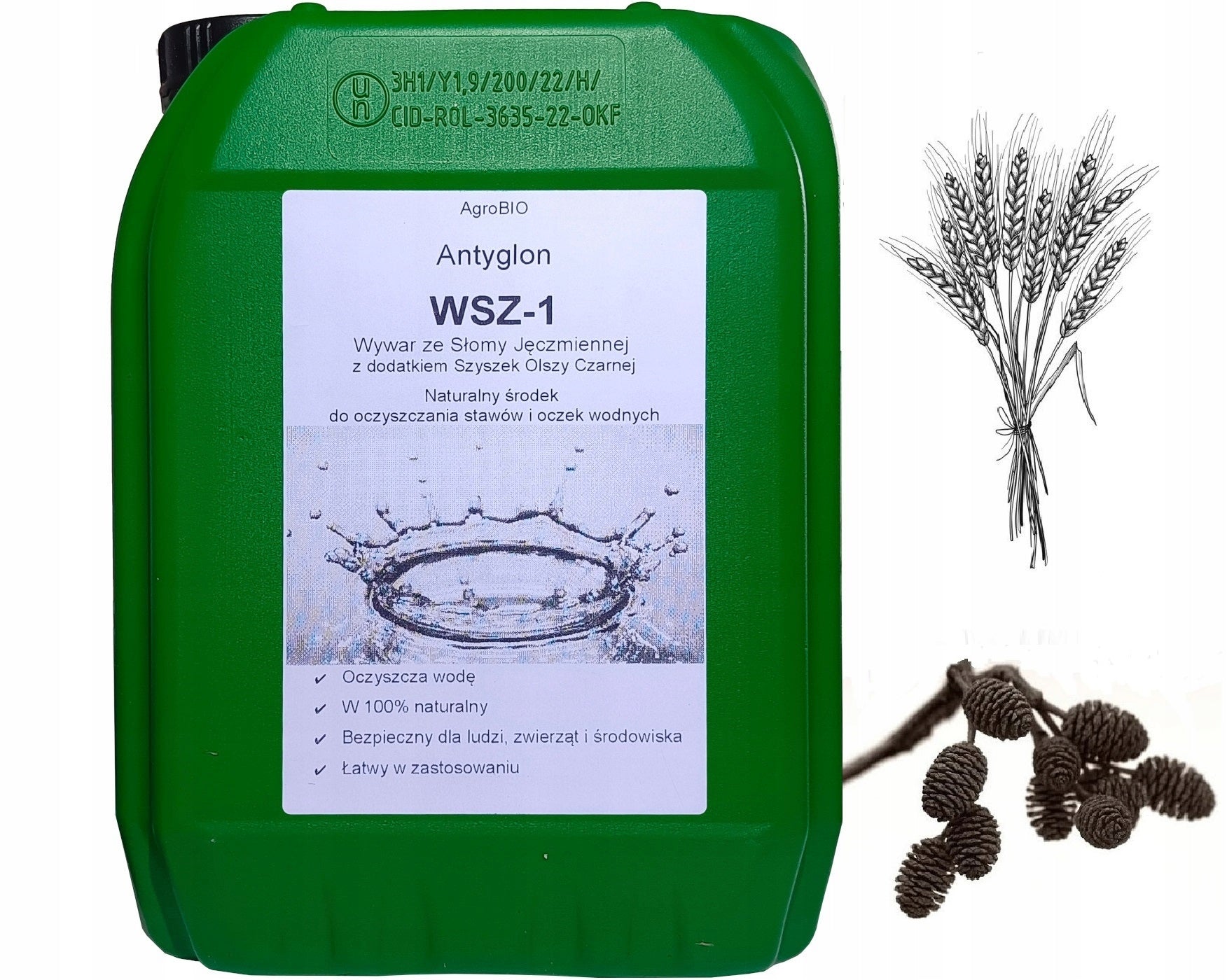 ANTIALGAE DECOCTION OF BARLEY STRAW+ALDER WSZ-1 5L