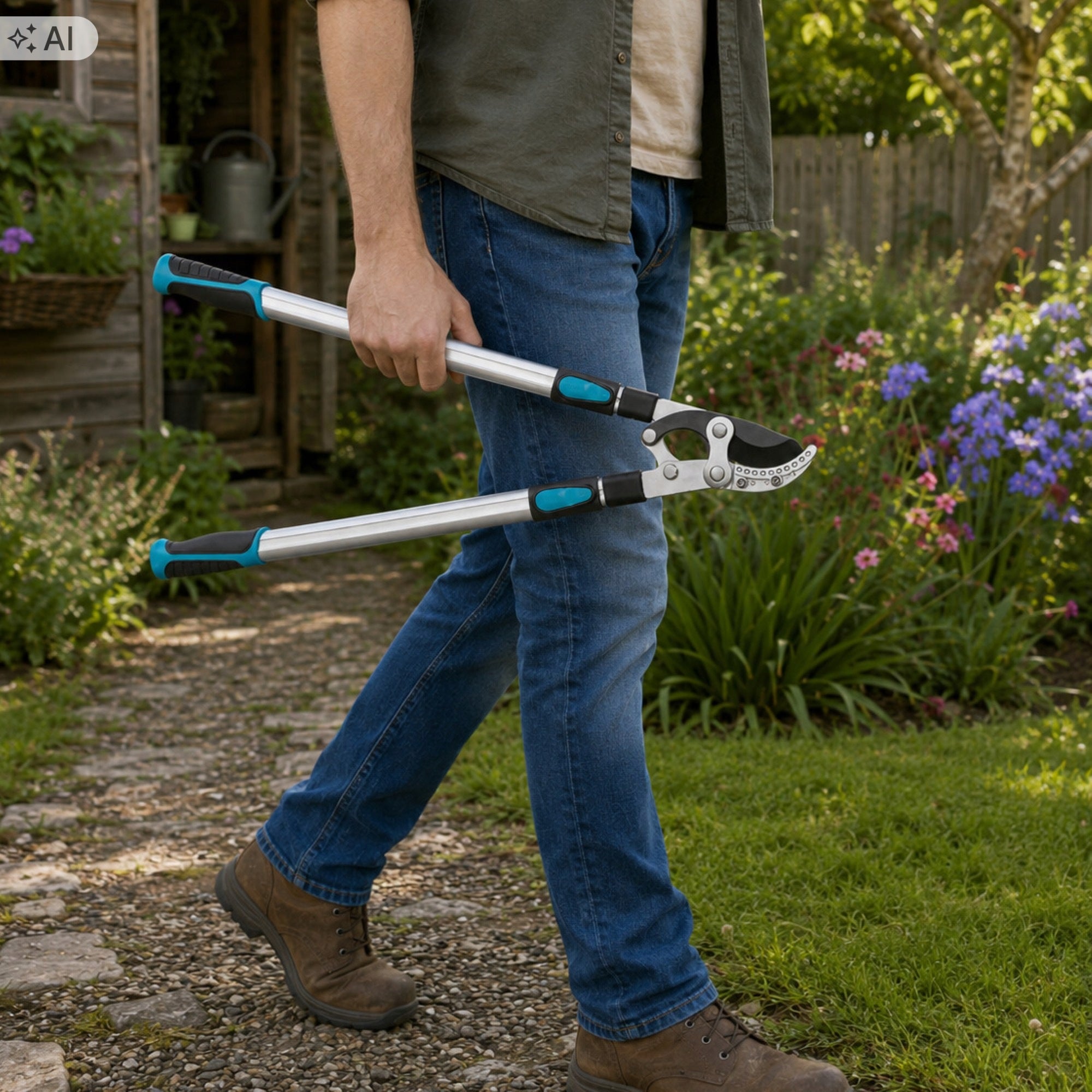 ANVIL BRANCH SHEAR 68-100cm SHRUB SHEARS GARDEN HANDHELD STRONG Packaging status original