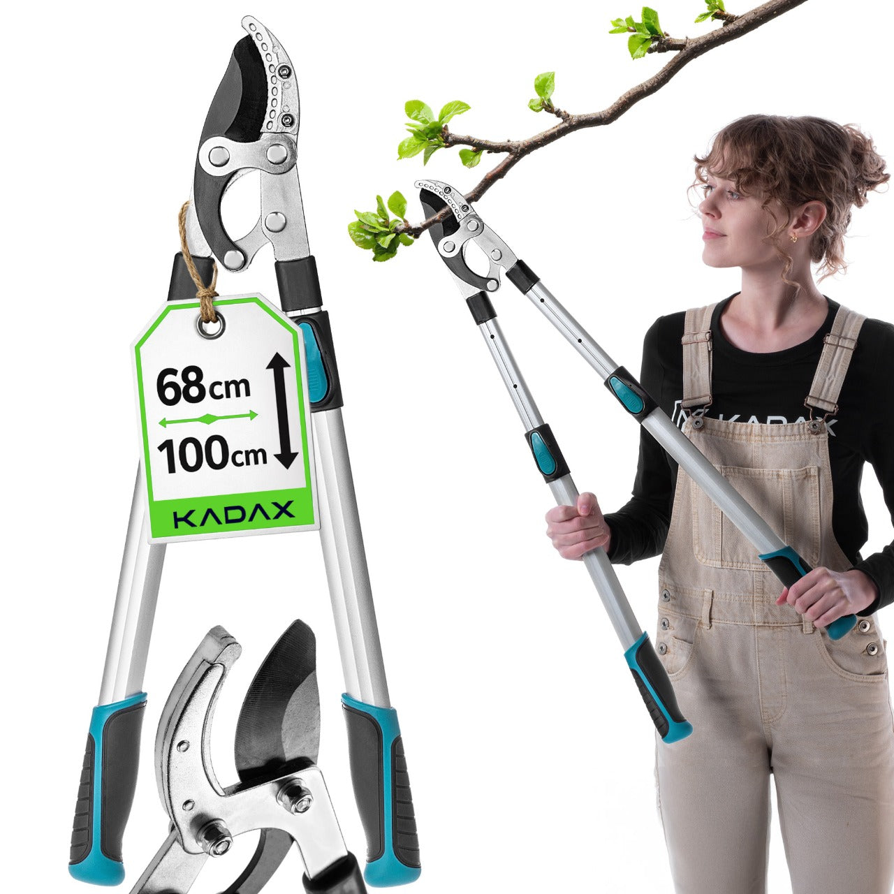 ANVIL BRANCH SHEAR 68-100cm SHRUB SHEARS GARDEN HANDHELD STRONG