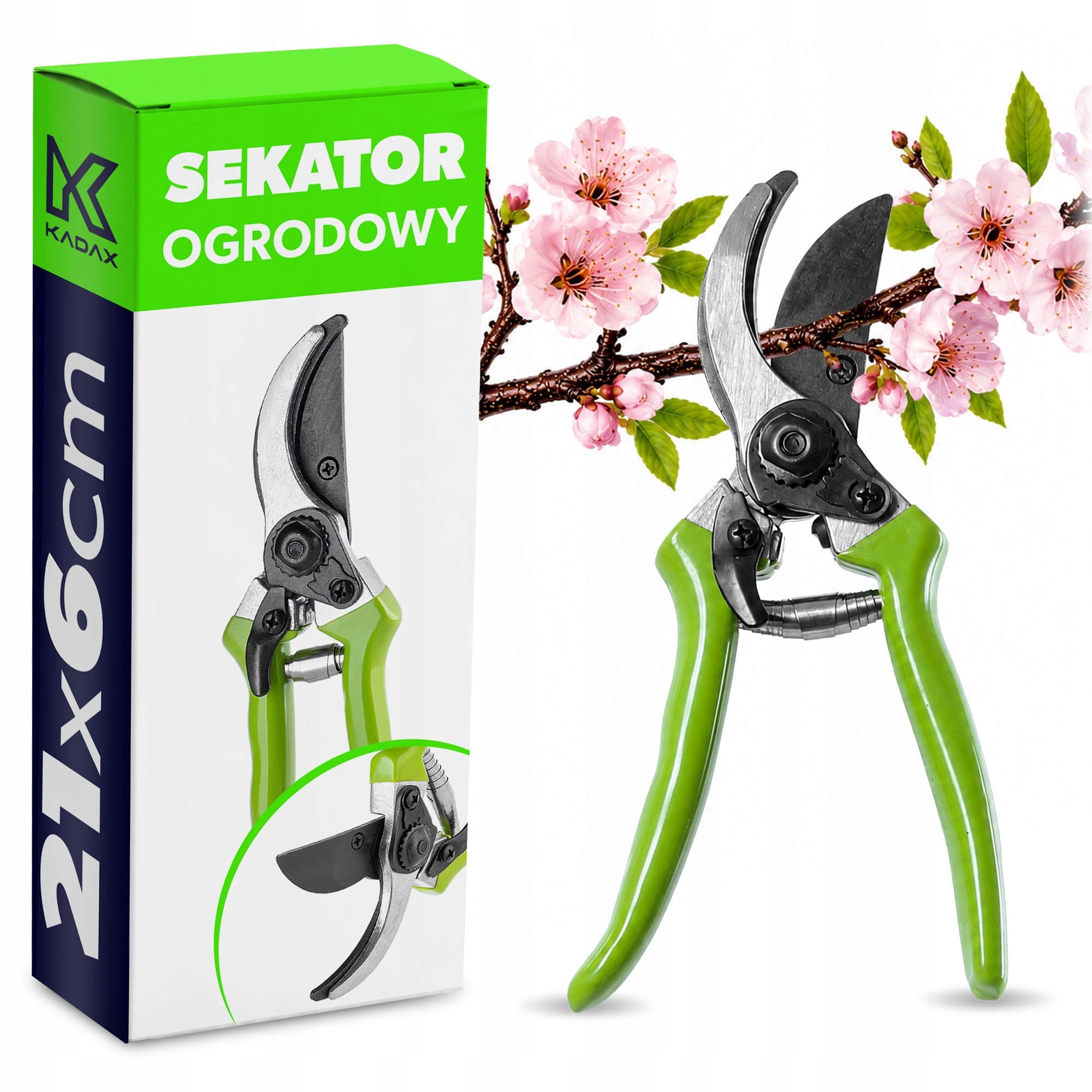 ANVIL GARDEN PRUNER FOR BUSH BRANCHES 21cm MANUAL SHARP LIGHT