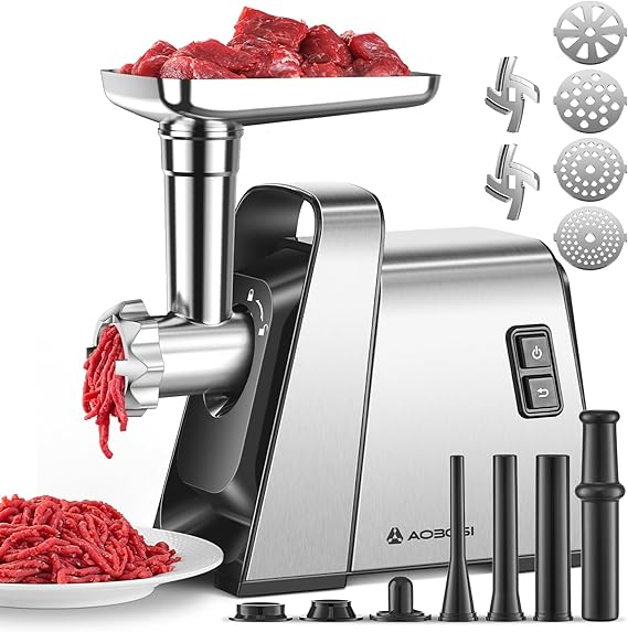 AOBOSI 3-in-1 Electric Meat Machine [max. 3000 W] A382