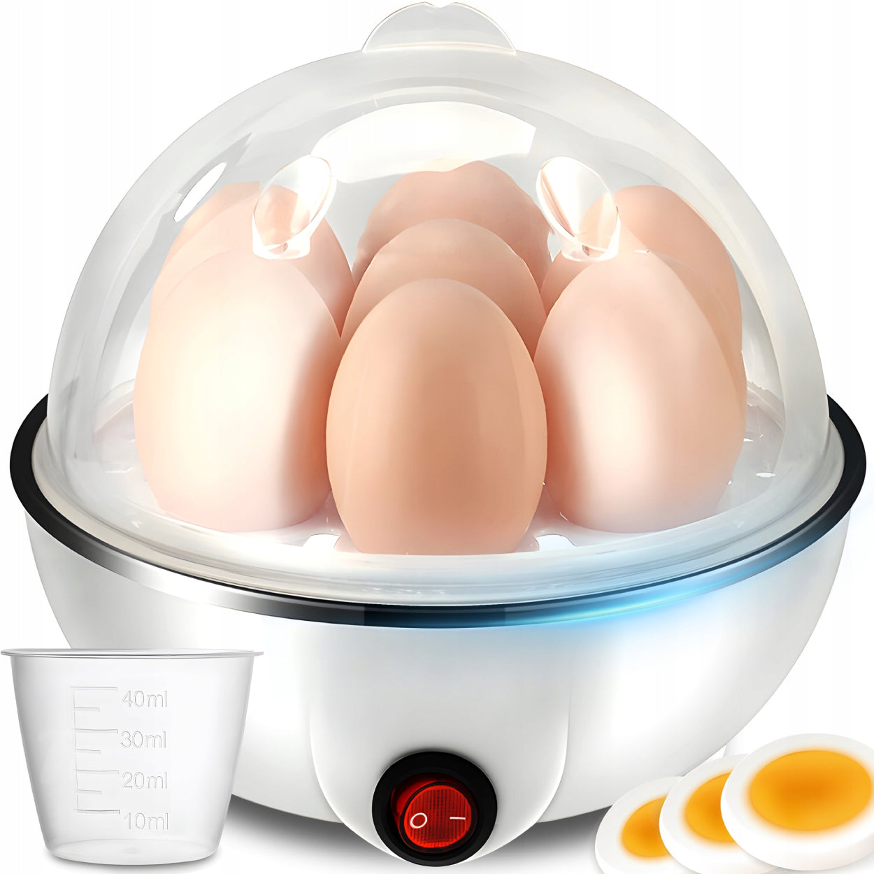 APPARATUS EGG COOKER MACHINE 7 EGGS SOFT HARD 350W Manufacturer code 5906670229626_urzadzenie_do_jaj