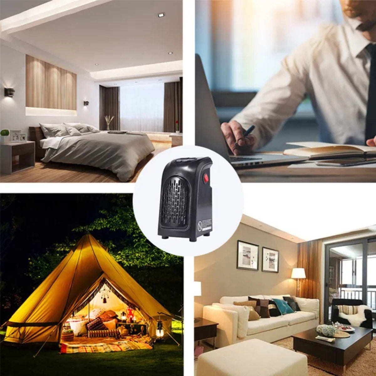 APRON ELECTRIC FAN HEATER FOR OUTLET TIMER ADJUSTMENT Brand no brand