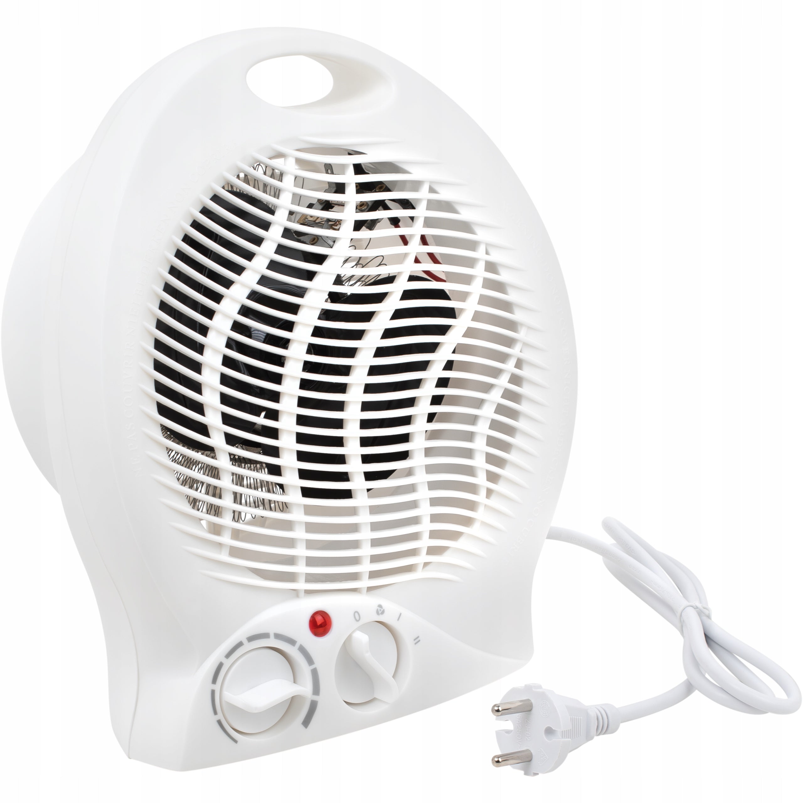 APRON FAN ELECTRIC HEATER THERMOSTAT 2000W WHITE STRONG Packaging status original