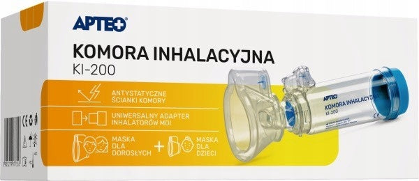APTEO KI-200 inhalation chamber with mask for children and adults,