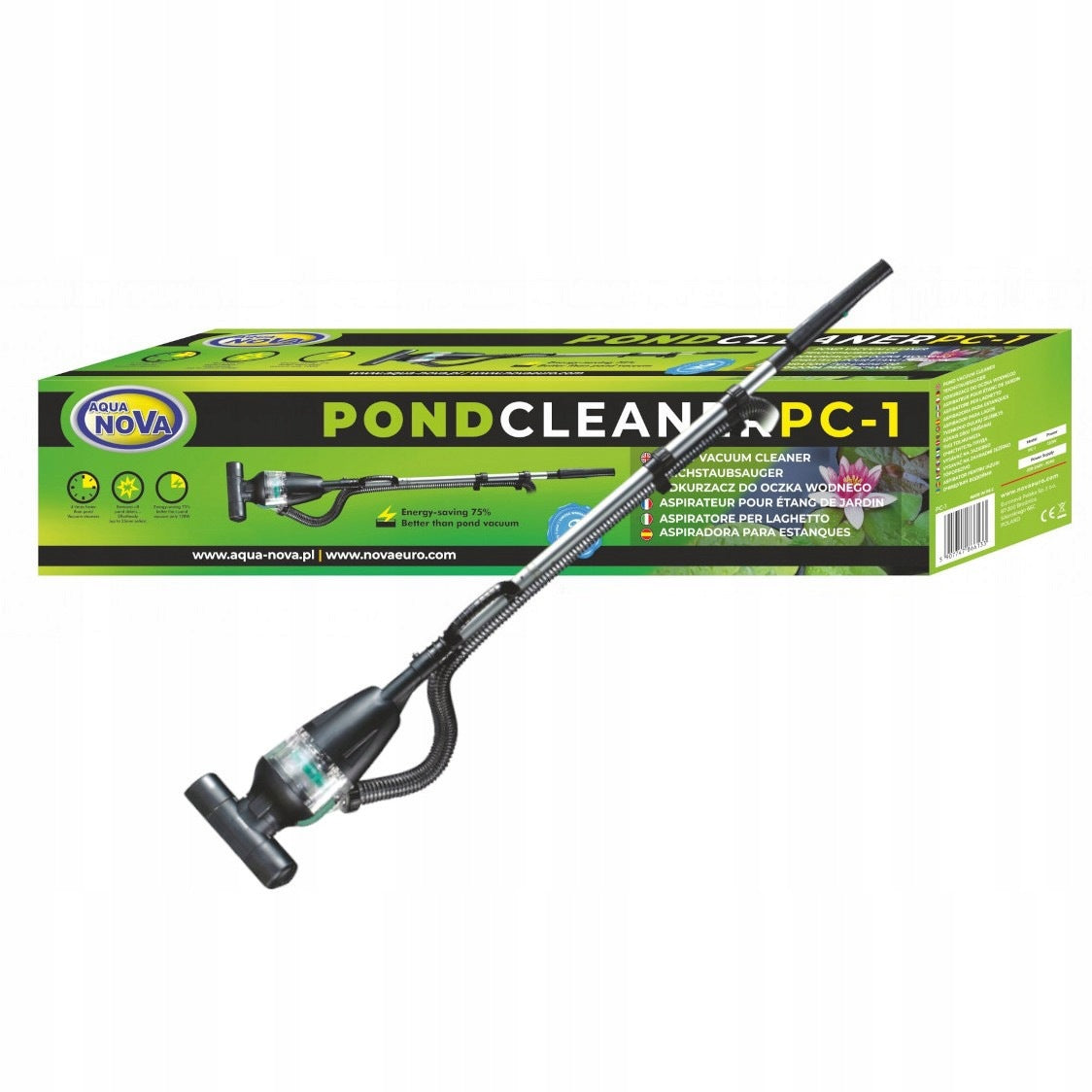 AQUA NOVA PC-1 MESH VACUUM CLEANER 9000L/H 120W
