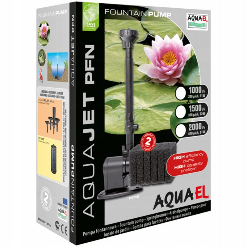 AQUAEL PFN-1500 Fountain pump 22W 1500l/h Manufacturer Aquael