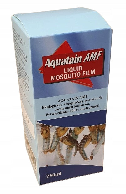 AQUATAIN 250ml per 250m2 mosquitoes larvae pond pour on the water surface Manufacturer code R07/K3/P3/3195