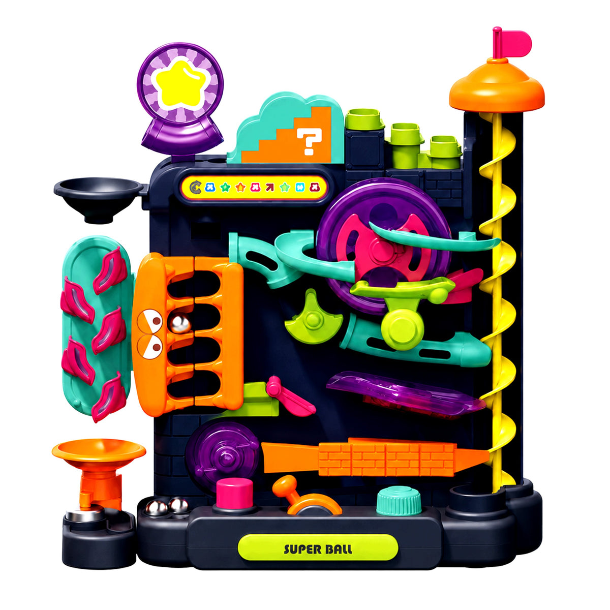 ARCADE GAME EDUCATIONAL BALL TRACK WITH OBSTACLES PUZZLE LABYRINTH Packaging status original