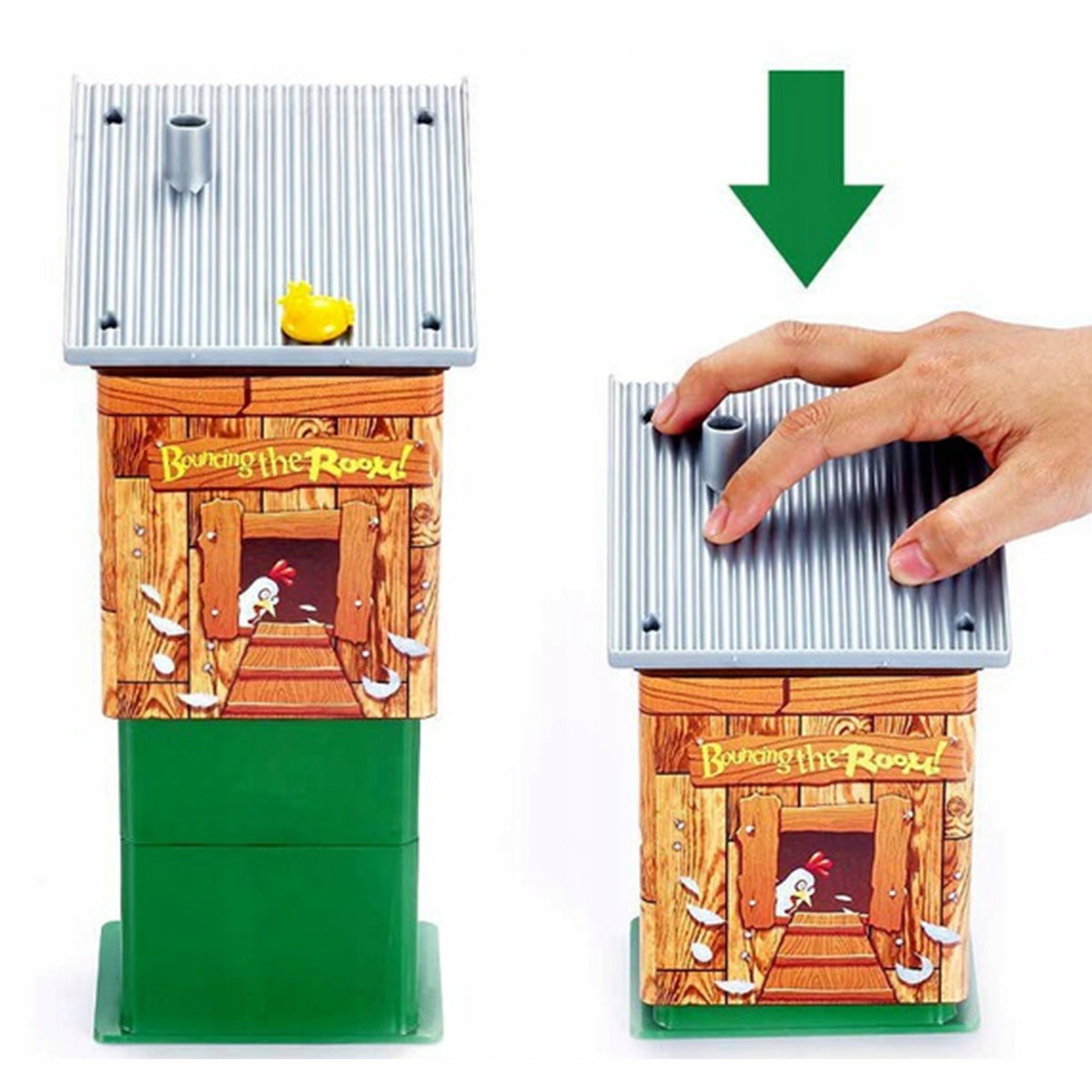 ARCADE GAME EXPLODING CHICKEN COOP FAMILY SOCIAL CHICKENS WOOPIE Manufacturer code 5904326948488