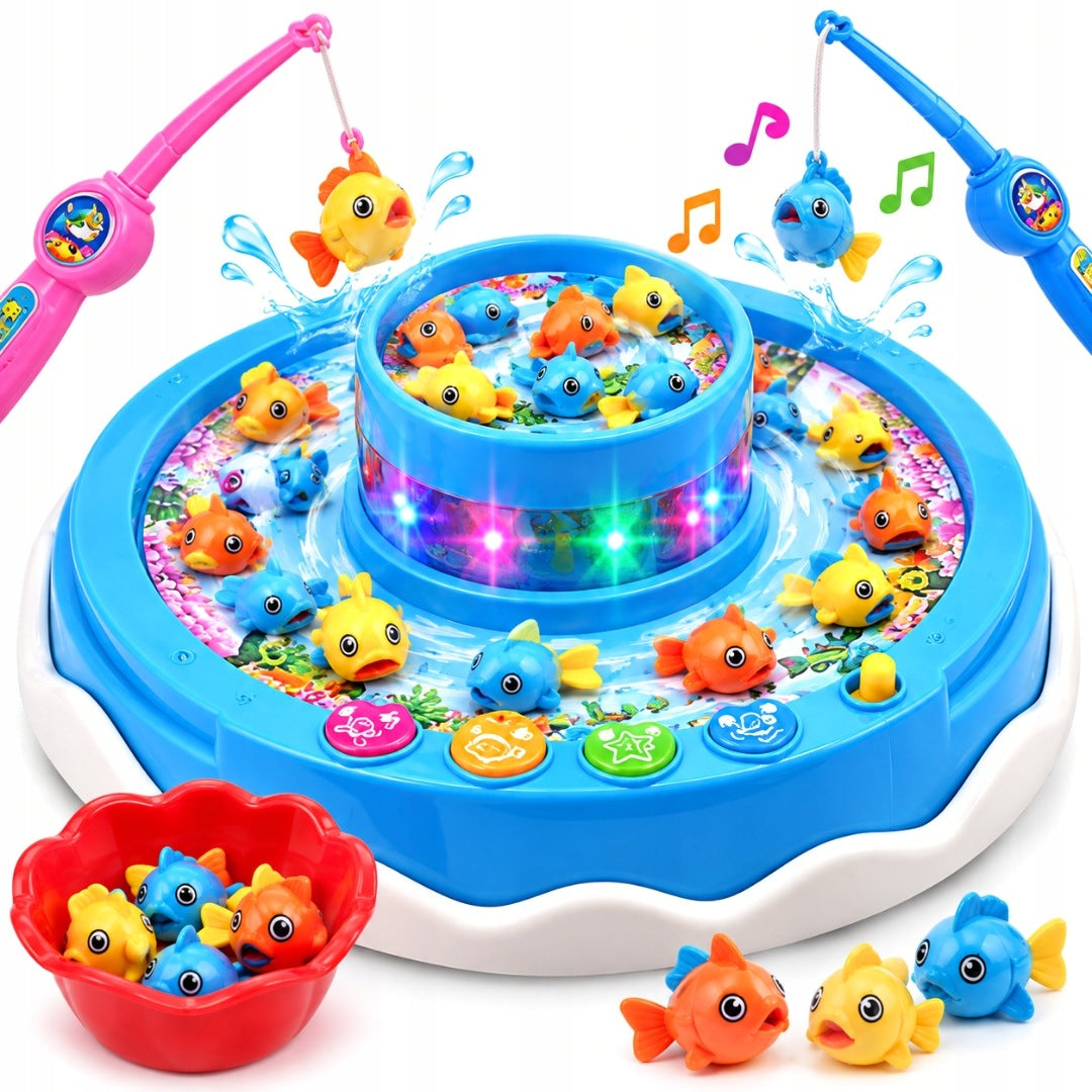 ARCADE GAME FISHING ROD TOY SOUND FOR 3 4 5 6 YEAR OLD USB