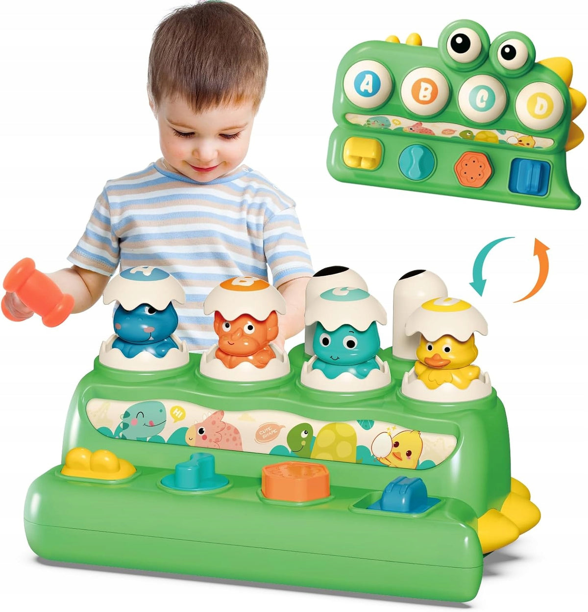 ARCADE GAME FOR CHILDREN EDUCATIONAL HAMMER MONTESSORI ANIMALS POP-UP