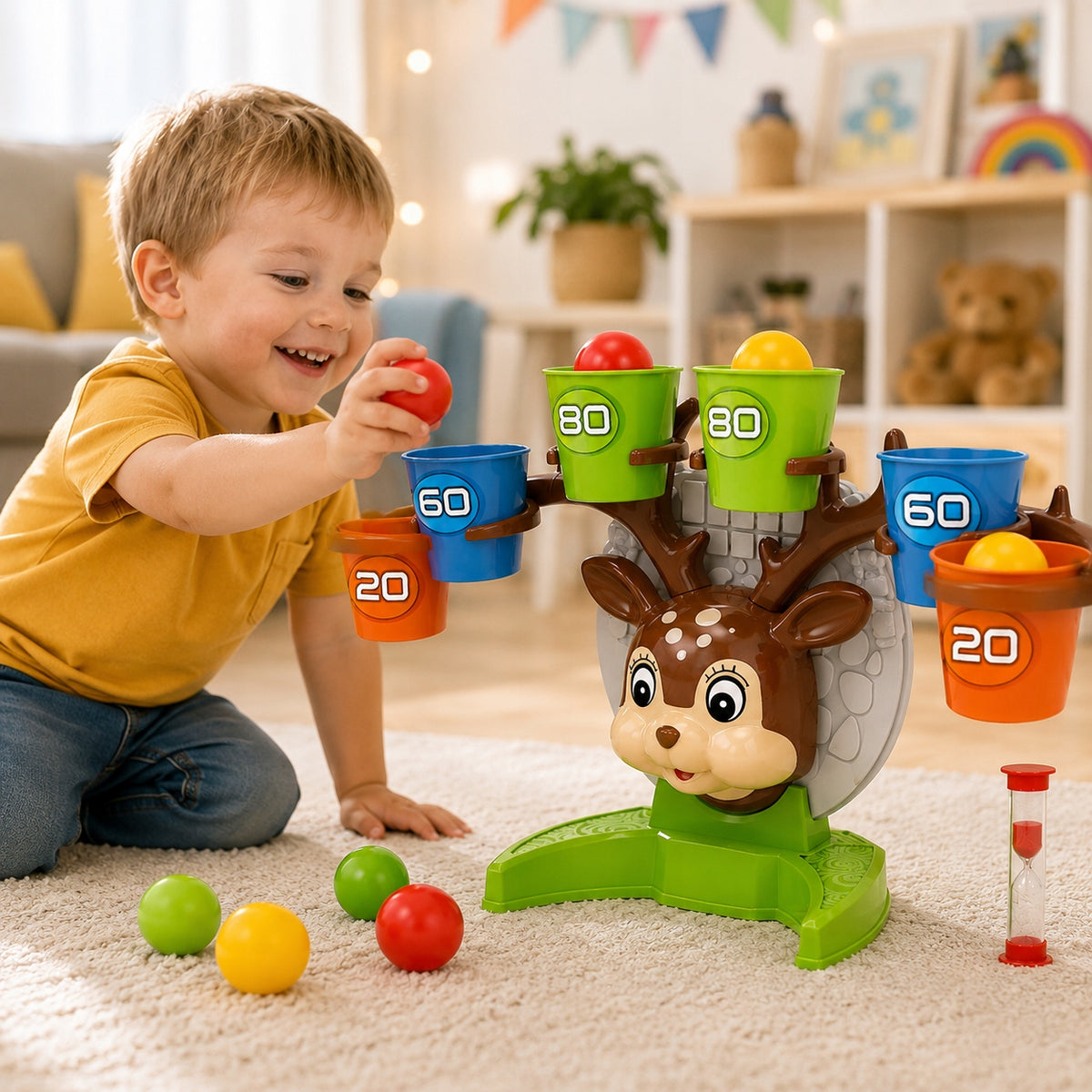 ARCADE GAME FOR CHILDREN THROWING TO THE TARGET AS A GIFT FOR A 4 5 6 7 YEAR OLD Brand ProNice