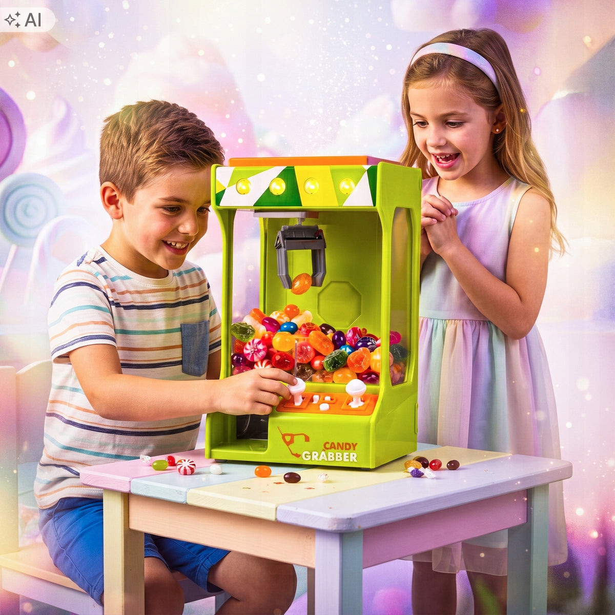 ARCADE GAME Machine Candy Catcher Sweets Vending Machine For Kids Brand Gotel