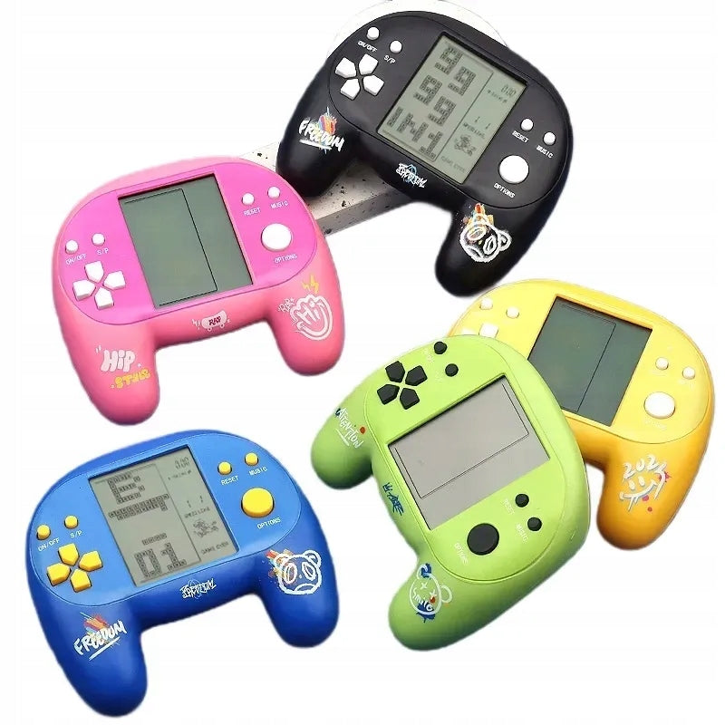ARCADE GAME TETRIS RETRO CONSOLE ELECTRONIC SOUND SHAPE PAD Brand Pan i Pani Gadżet