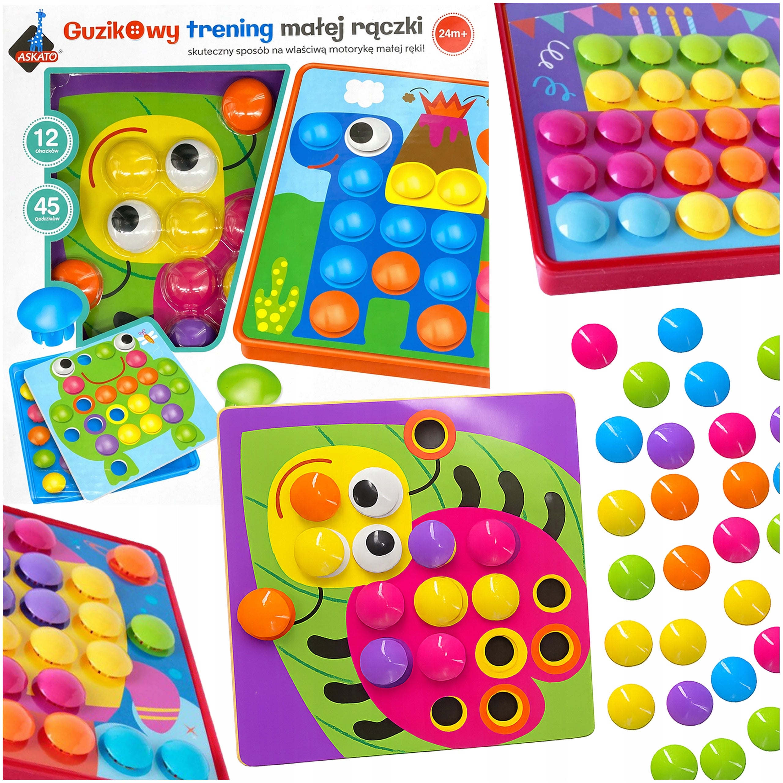 ARCADE PUZZLE FOR BABY Button Training Children's Puzzles Manufacturer code puzzle dla dzieci układanki na zręczność