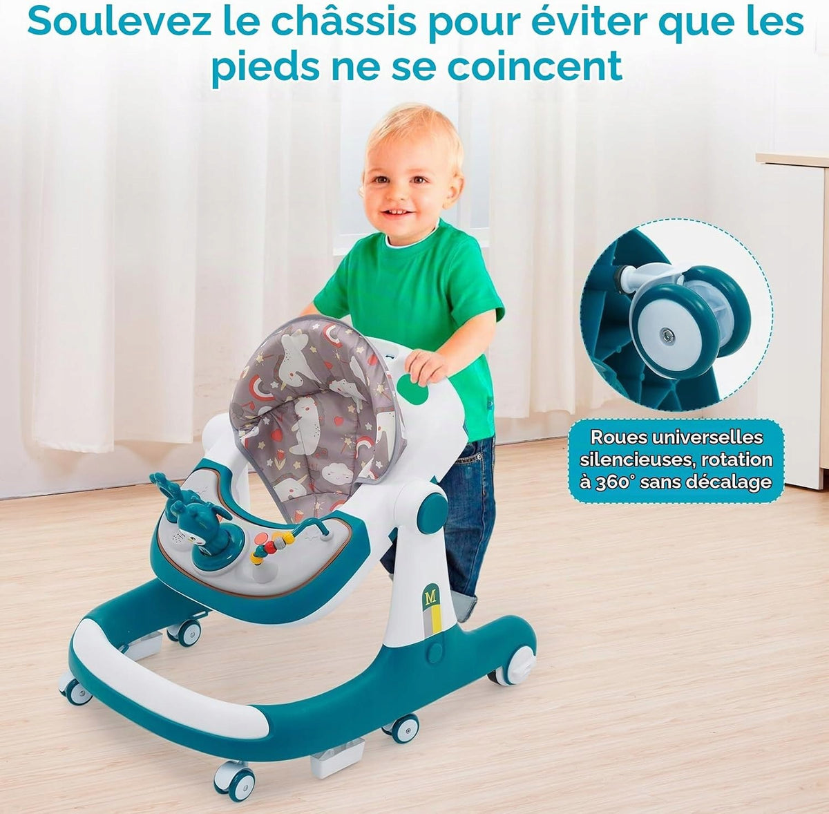 ARKYOMI Walker for boys and girls from 6 months of age 3-in-1 model Brand AMIKU