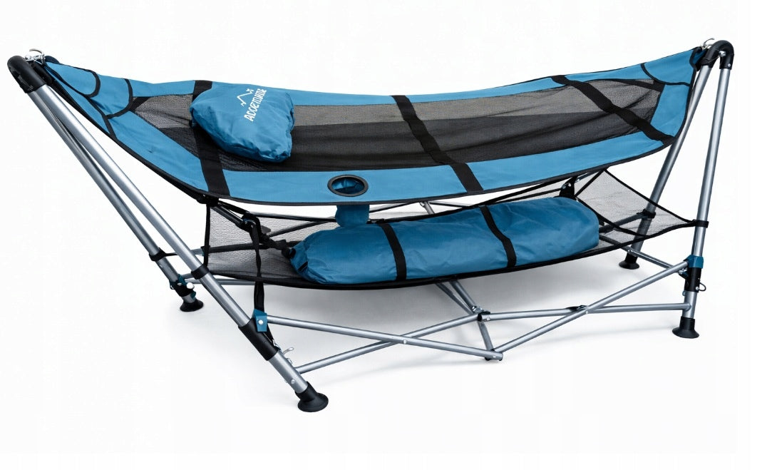 ARMCHAIR GARDEN HAMMOCK WITH CAMPING FRAME FOR GARDEN UP TO 135KG SOLID BAG Manufacturer code HAMAK OGRODOWY 4345408
