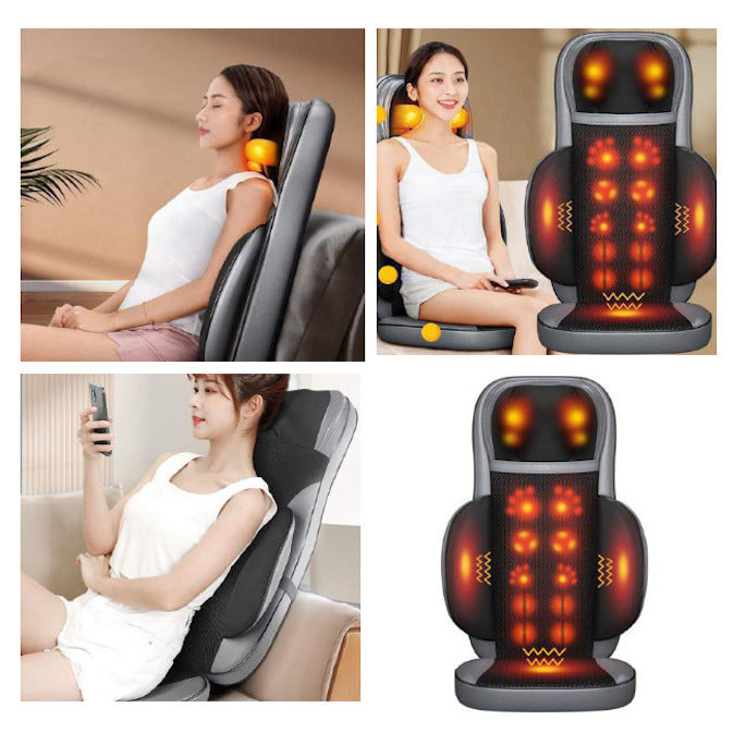 ARMCHAIR Massage Mat with Remote Control HEATING Massage SHIATSU 3D Medical device no