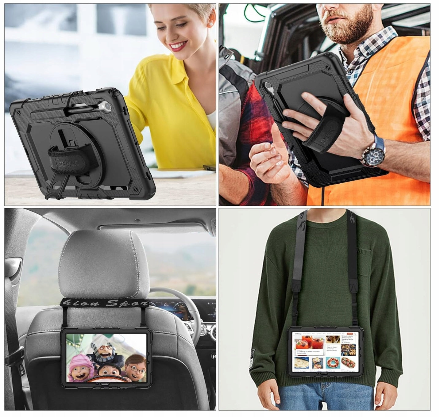 ARMOR Armored Case for SAMSUNG Galaxy Tab S10 Lite / S10 Fe / S9 Fe 10.9" Manufacturer code Galaxy Tab S10 Lite S9 S10 FE HIGHARMOR ARMOR