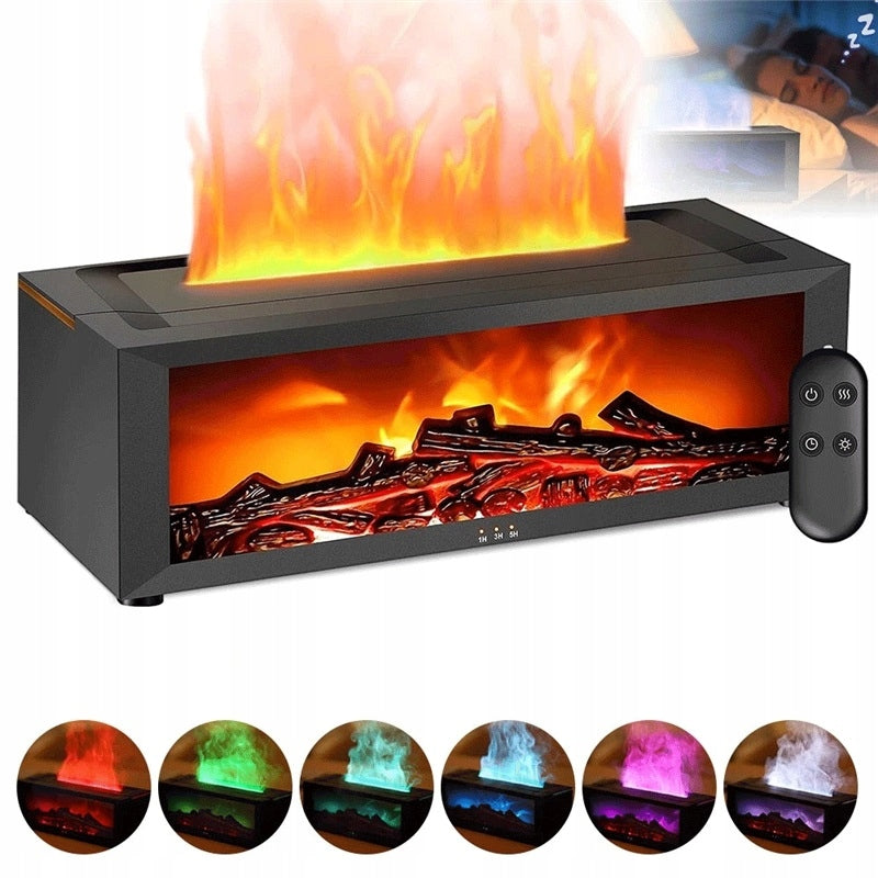 AROMA DIFFUSER WITH FLAME EFFECT 150ML TIMER UP TO 5 HOURS