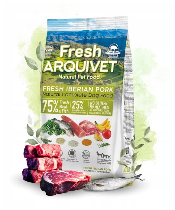 ARQUIVET FRESH Semi-moist dog food PORK OCEAN FISH 10kg