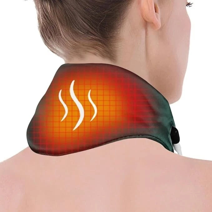 ARRIS Silk Heated Neck Wrap Silk Neck Warming Band Green
