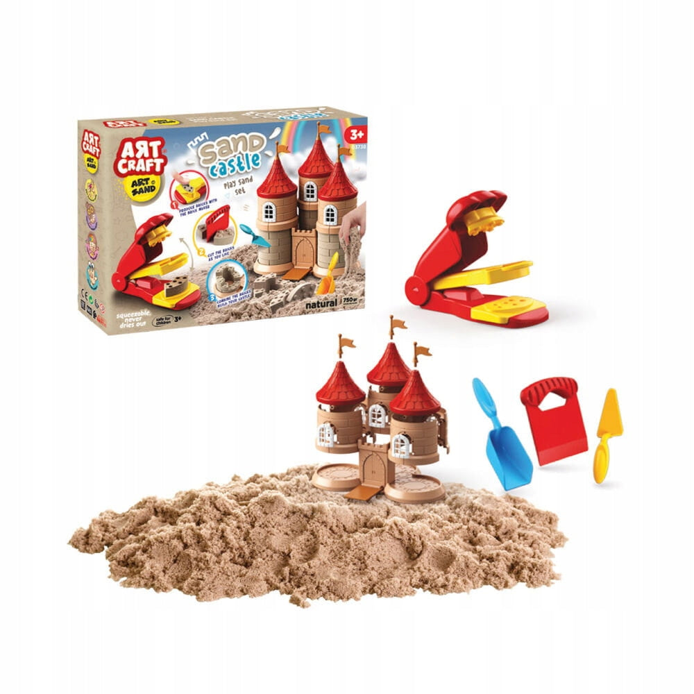 ART CRAFT Kinetic Sand Making Kit Sand Bricks CASTLE Brand no brand