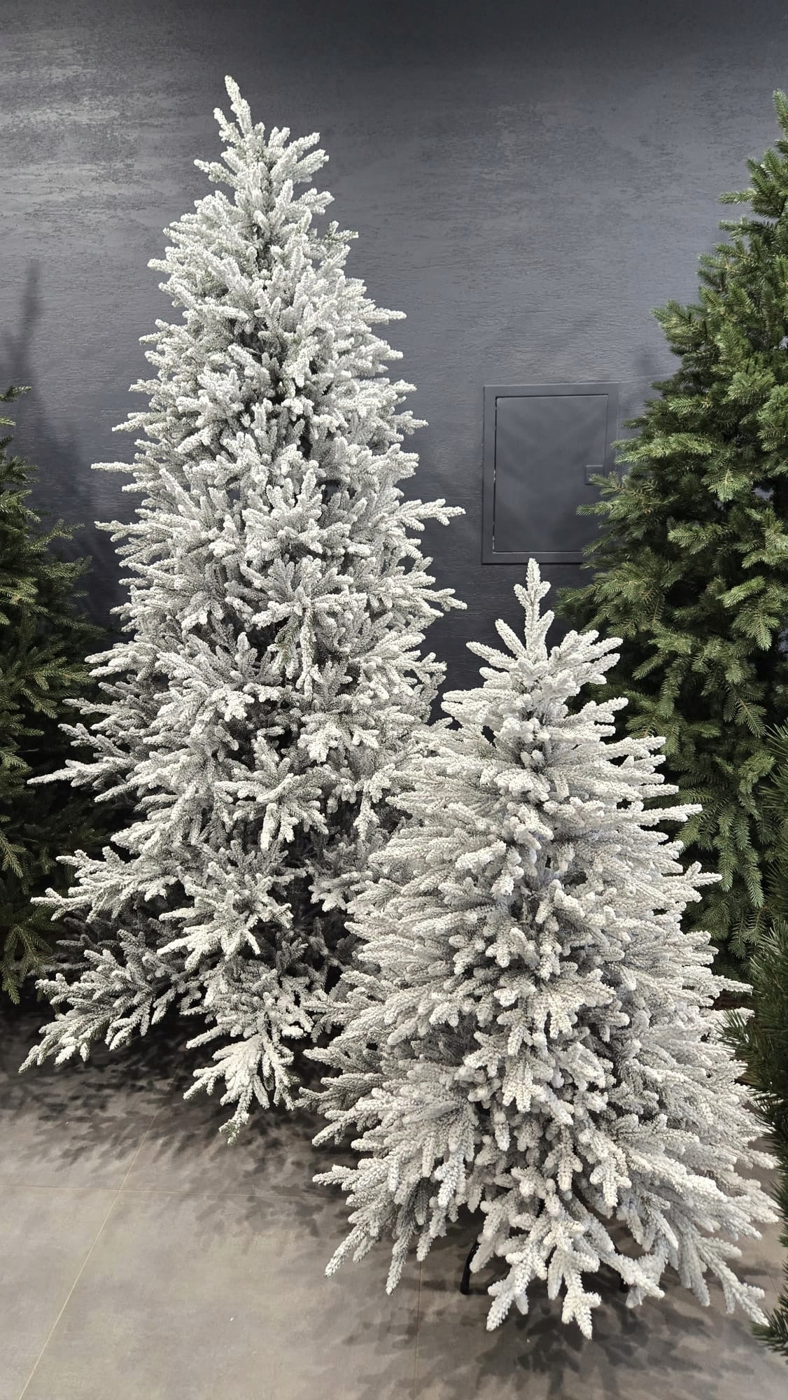 ARTIFICIAL CHRISTMAS TREE 100cm SPRUCE NATURE WITH SNOW 100% PE snow-covered snow Packaging status original