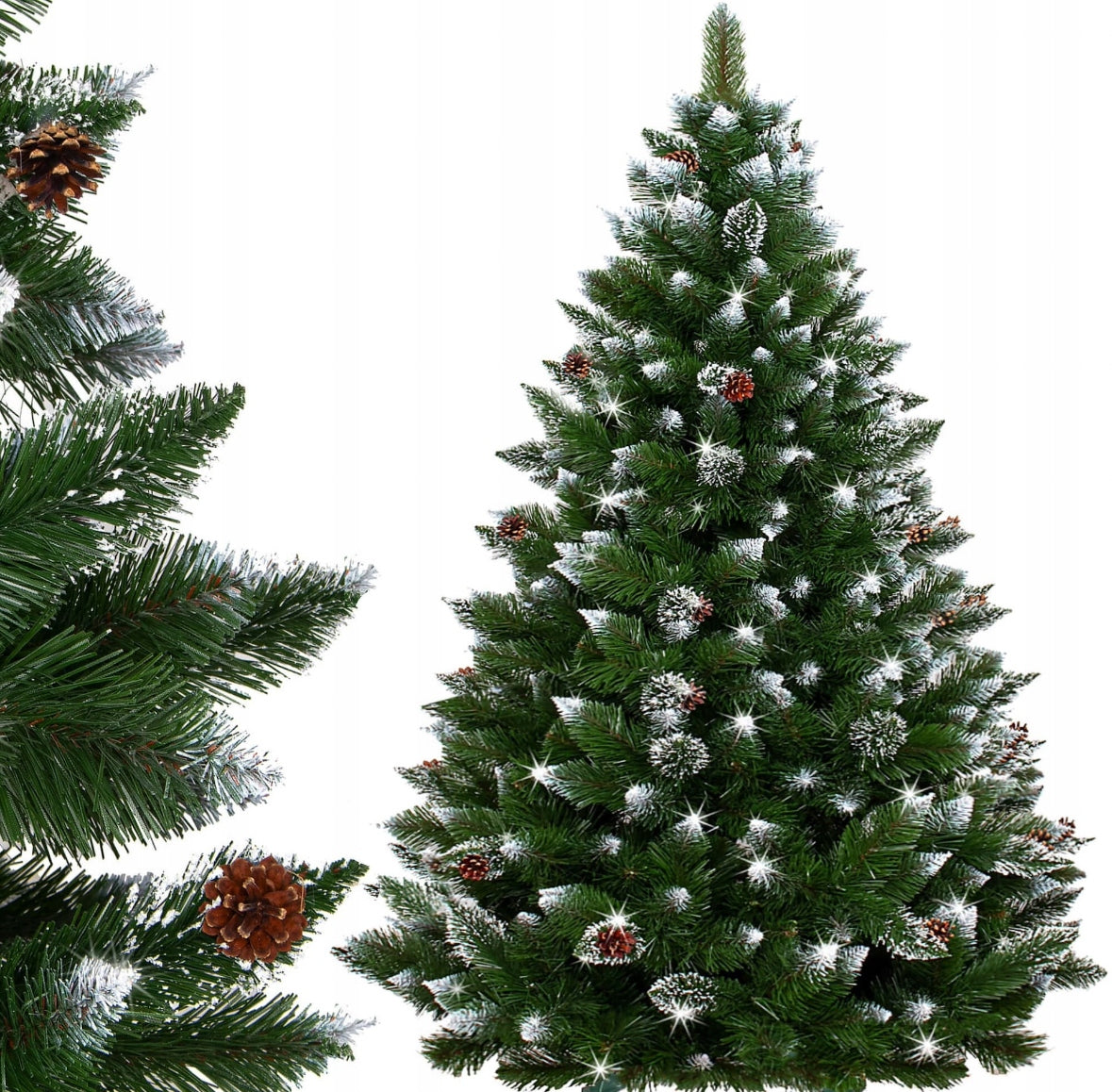 ARTIFICIAL CHRISTMAS TREE 250 CM LARGE DENSE DIAMOND SNOW-COVERED PREMIUM PINE PL