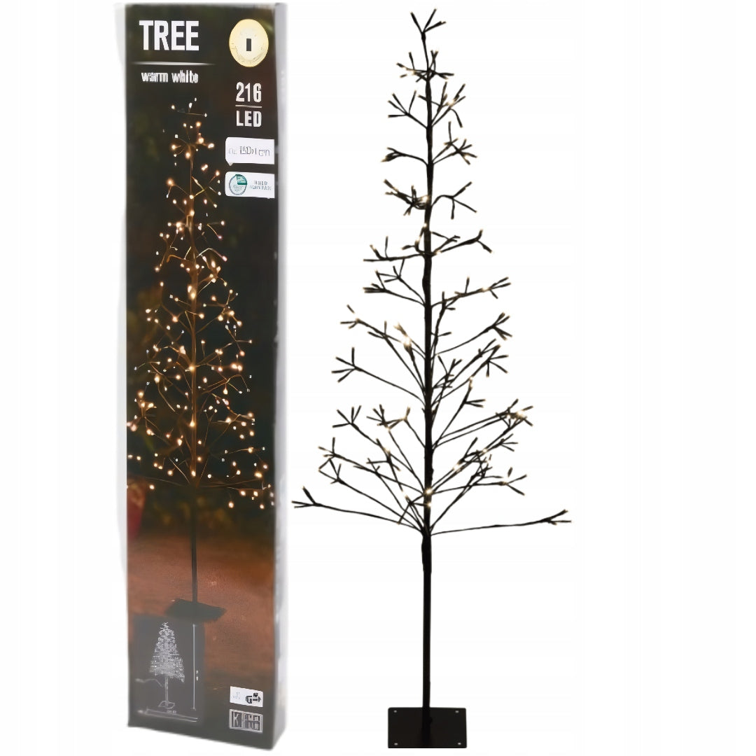 ARTIFICIAL CHRISTMAS TREE LED OUTDOOR GARDEN ILLUMINATION LIGHT 150CM FOR TERRACE