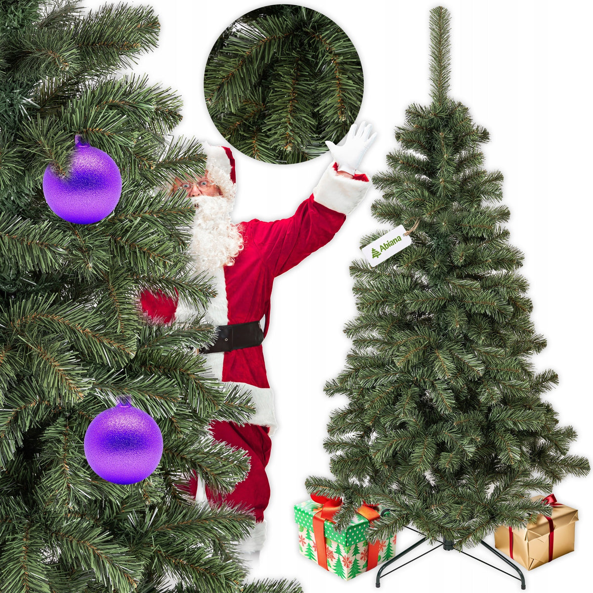 ARTIFICIAL CHRISTMAS TREE LIKE LIVE CAUCASIAN FIR 180 CM DENSE made in Poland