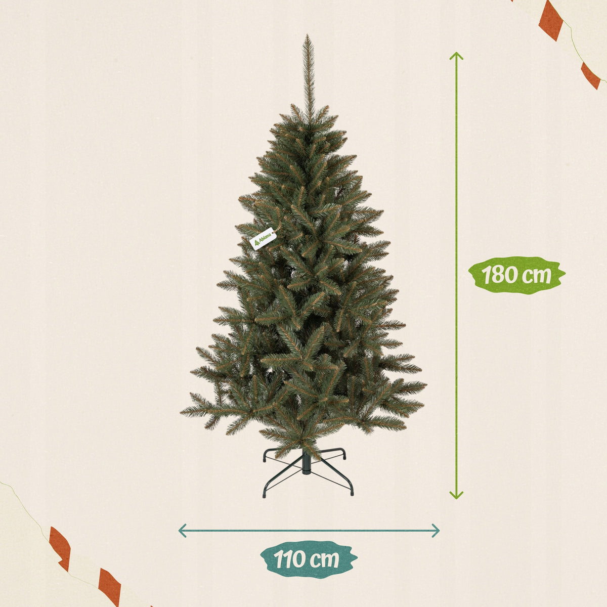 ARTIFICIAL CHRISTMAS TREE LIKE LIVE CAUCASIAN SPRUCE 180 CM made in Poland Manufacturer code 5905937425207