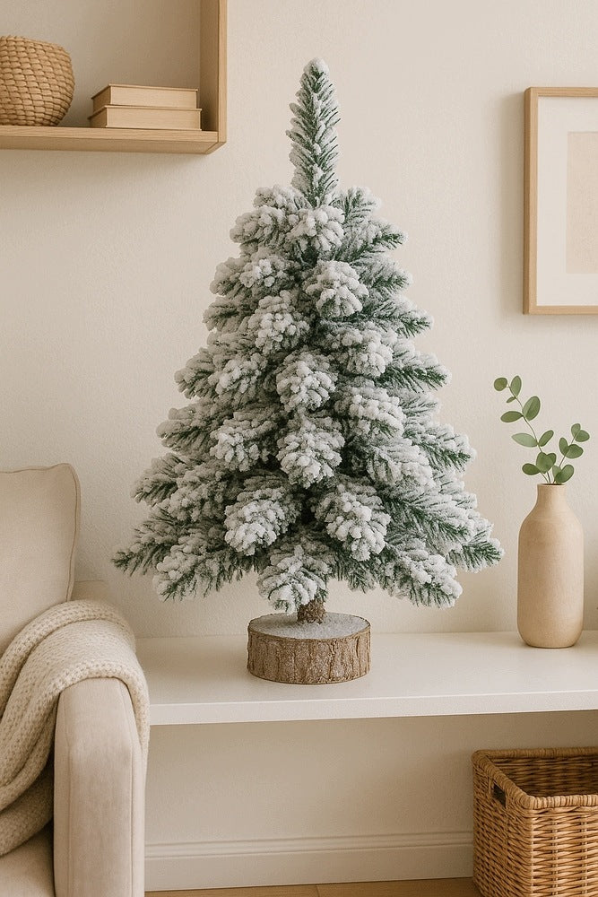 ARTIFICIAL CHRISTMAS TREE ON THE TRUNK SNOW-COVERED CHRISTMAS DECORATION REED LARGE 60CM Manufacturer code 4903192302135