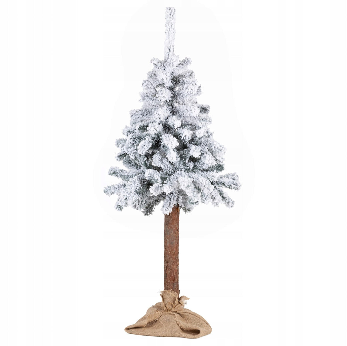 ARTIFICIAL CHRISTMAS TREE ON THE TRUNK SPRUCE 160 cm THICK AS LIVE SNOWY + FREEBIE Brand Springos