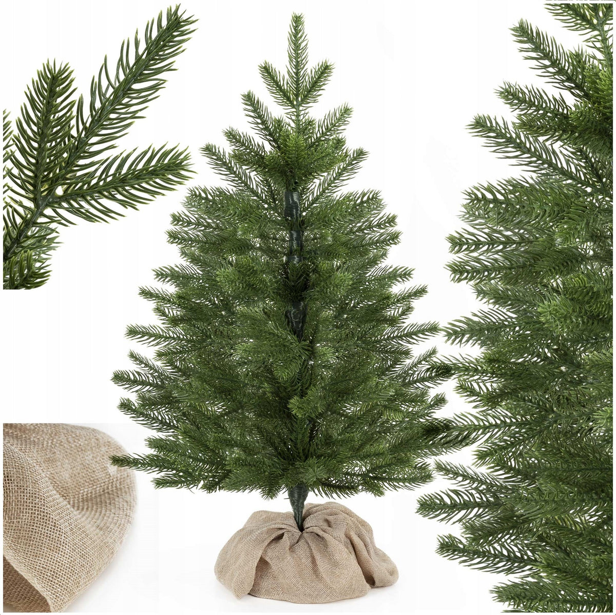 ARTIFICIAL CHRISTMAS TREE PE 60cm LIKE REAL CAUCASIAN SPRUCE NATURAL PREMIUM