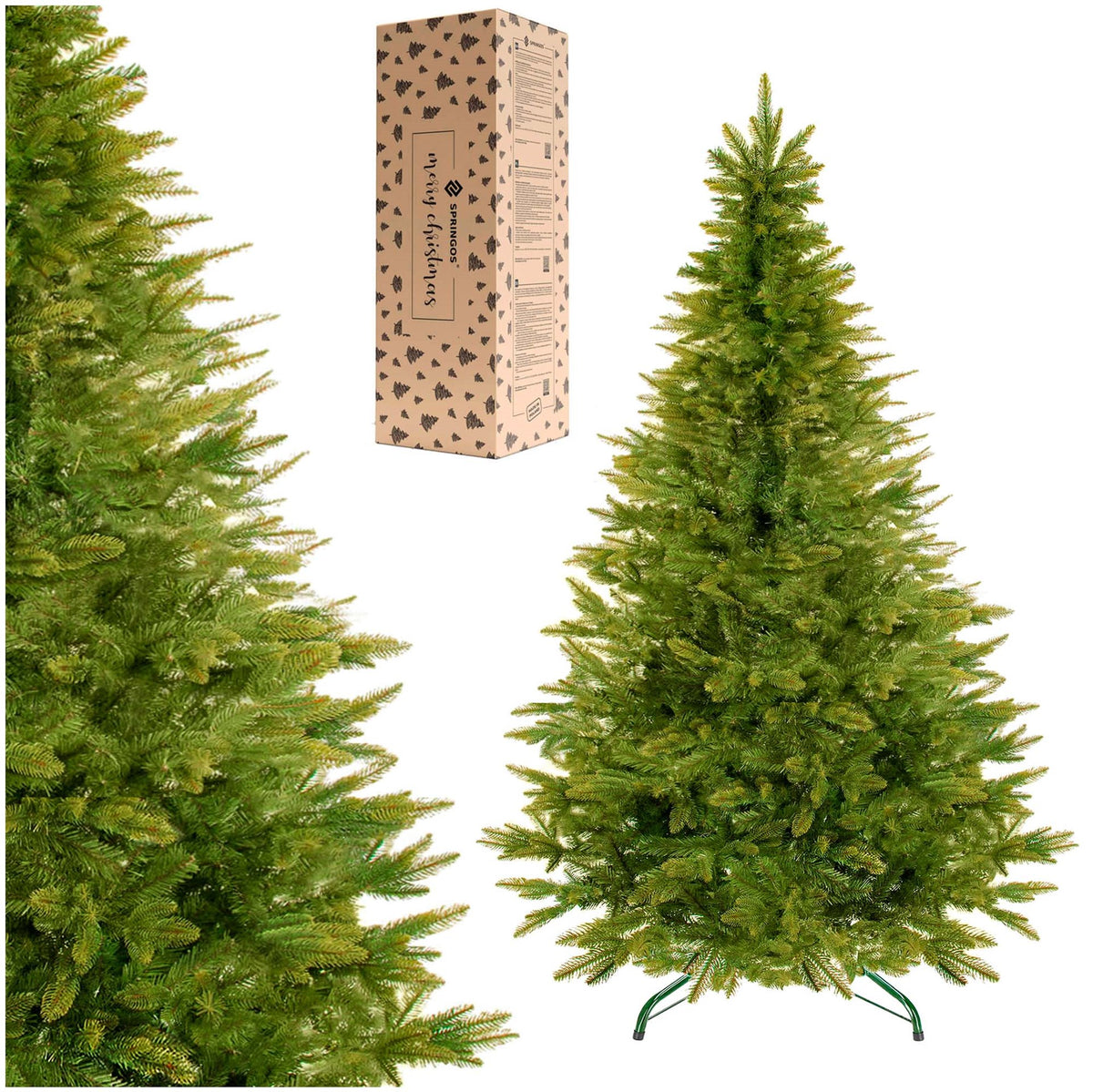 ARTIFICIAL CHRISTMAS TREE PE as Real 180 CM SPRUCE DENSE as Vivid PREMIUM