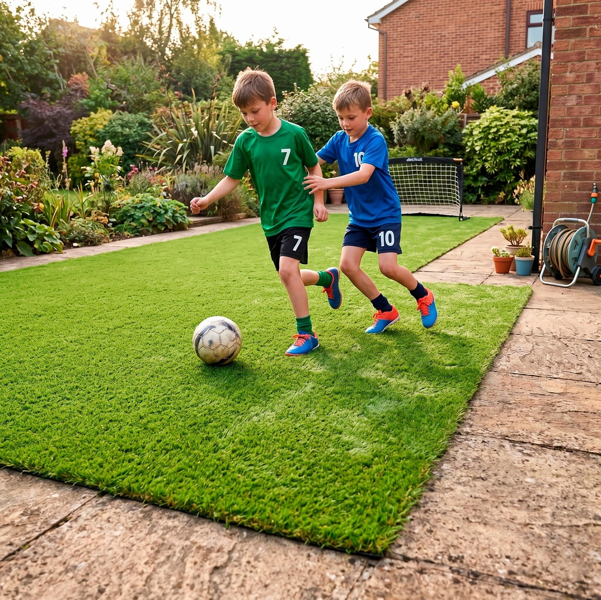 ARTIFICIAL GRASS 20mm GREEN ROLL CARPET 1x5 M BALCONY TERRACE GARDEN Number of m² offered 5 m²