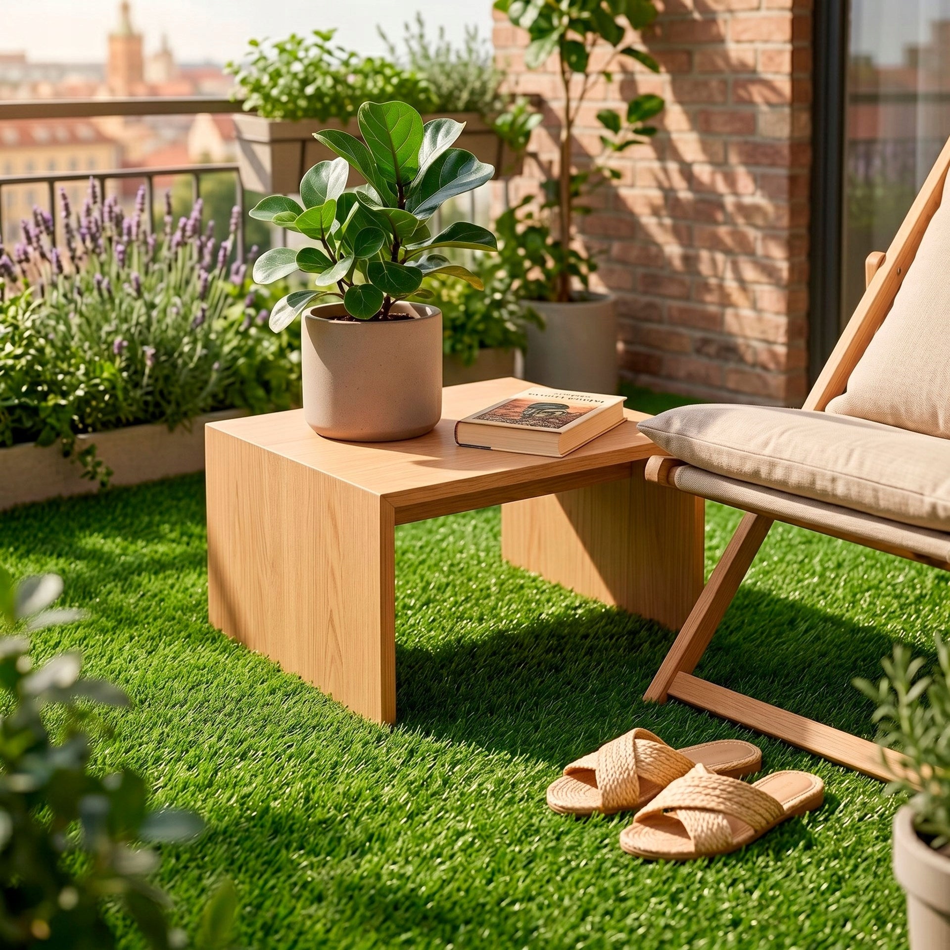 ARTIFICIAL GRASS 32mm GREEN ROLL CARPET 2x5 M BALCONY TERRACE GARDEN Number of m² offered 10 m²