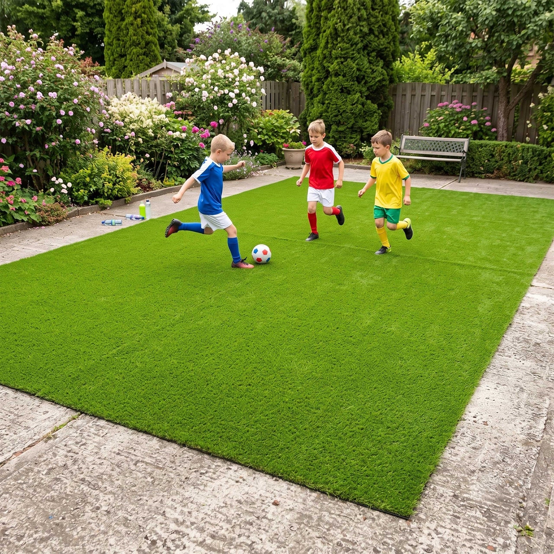 ARTIFICIAL GRASS 45mm GREEN ROLL CARPET 2m x 1mb. BALCONY TERRACE GARDEN Sales unit unit