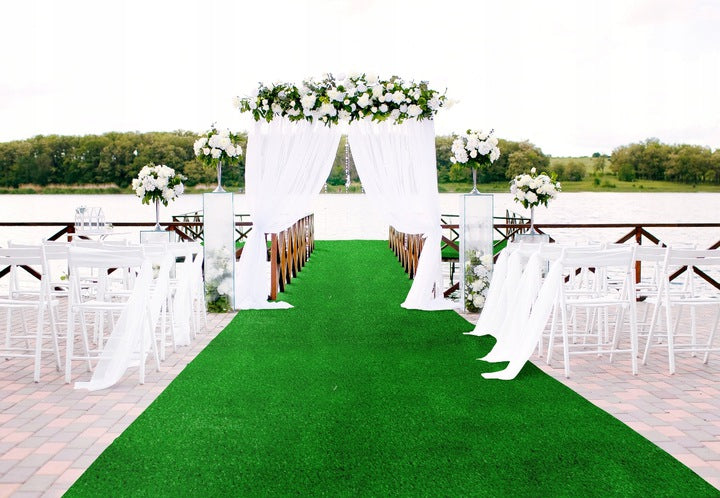 ARTIFICIAL GRASS CUSTOMIZED BALCONY/TERRACE 133 CM Color green