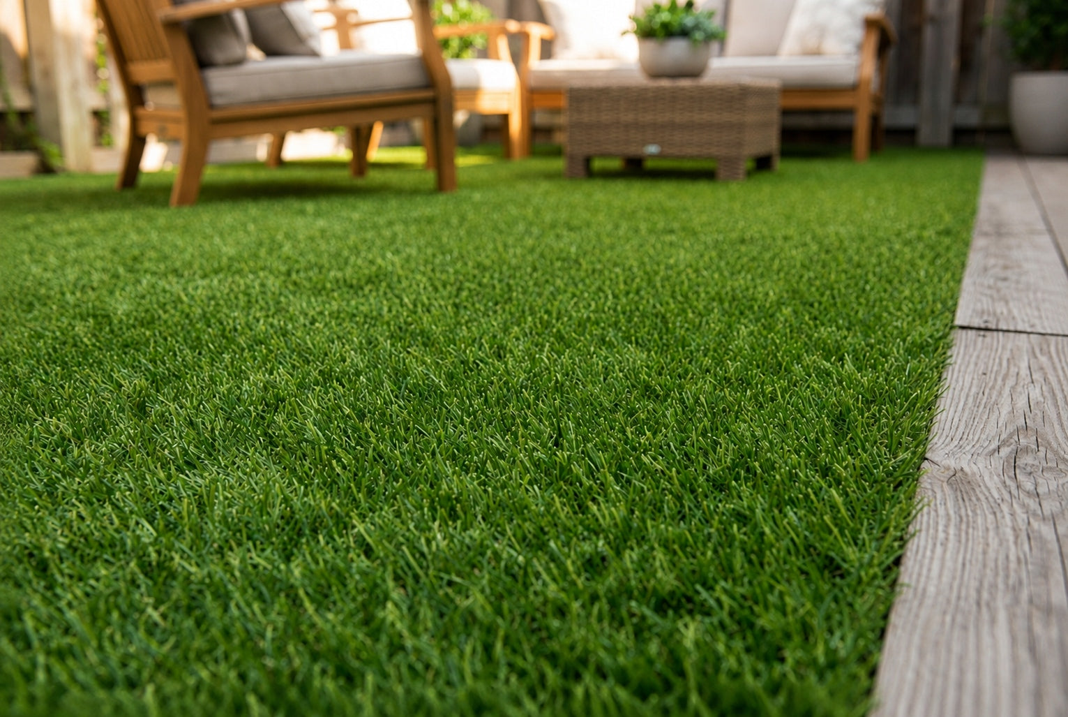 ARTIFICIAL GRASS FOR TERRACE BALCONY GARDEN GREEN 18mm SOFT LAGOON 300x400 cm Width 3 m